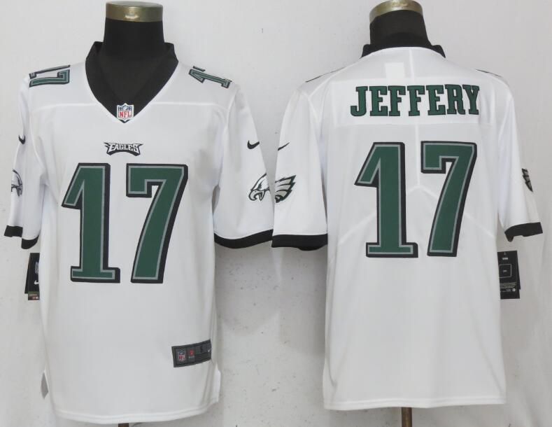 Men Philadelphia Eagles #17 Jeffery White Vapor Untouchable Limited Nike NFL Jerseys